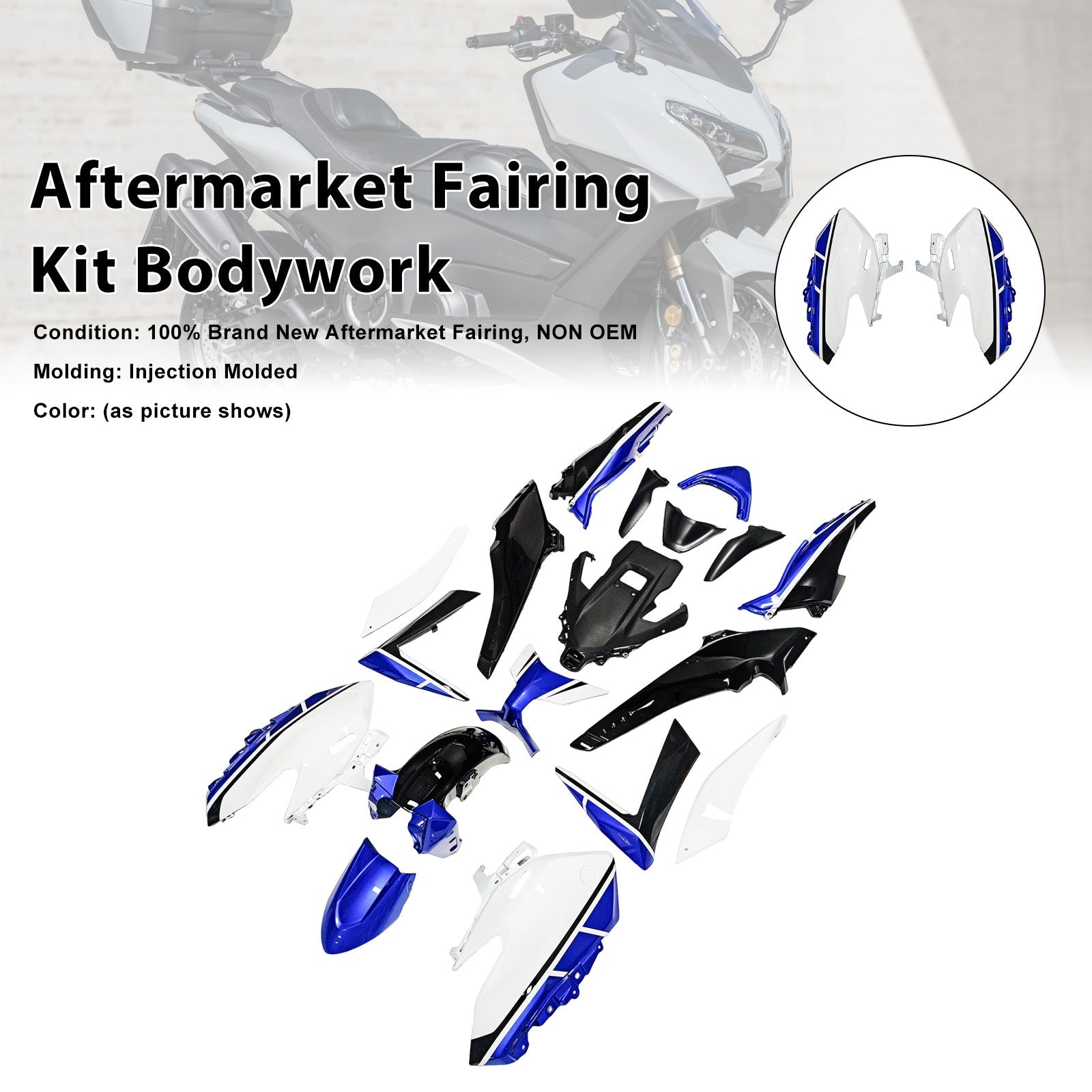 2025-2026 for Yamaha TMAX560 Injection Bodywork Fairing Kit
