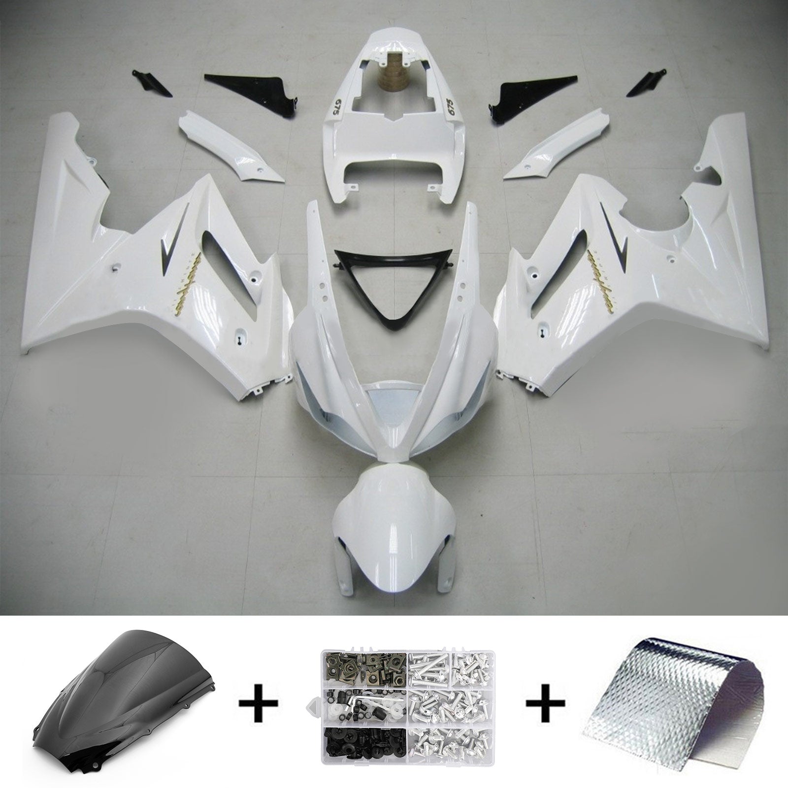 Triumph Daytona 675 2006-2008 Fairing Kit Bodywork Plastic ABS