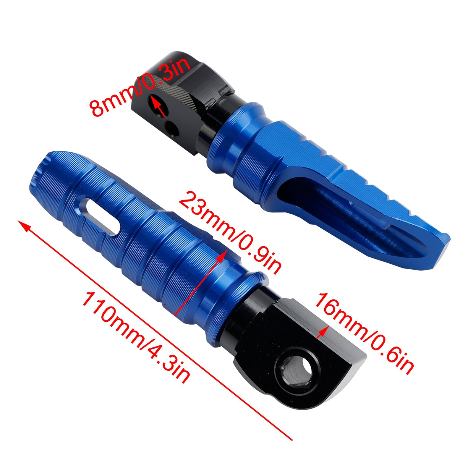 Rear Footrests Foot Peg fit for BMW G310GS G310R 2017-2024 G310RR 2023-2024