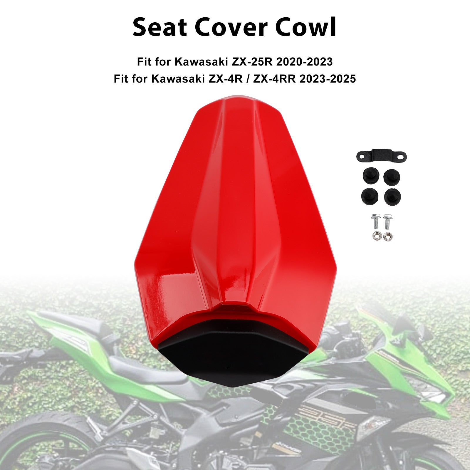 Racing Tail Rear Seat Fairing Cowl for Kawasaki ZX25R ZX4R ZX4RR 2020-2025