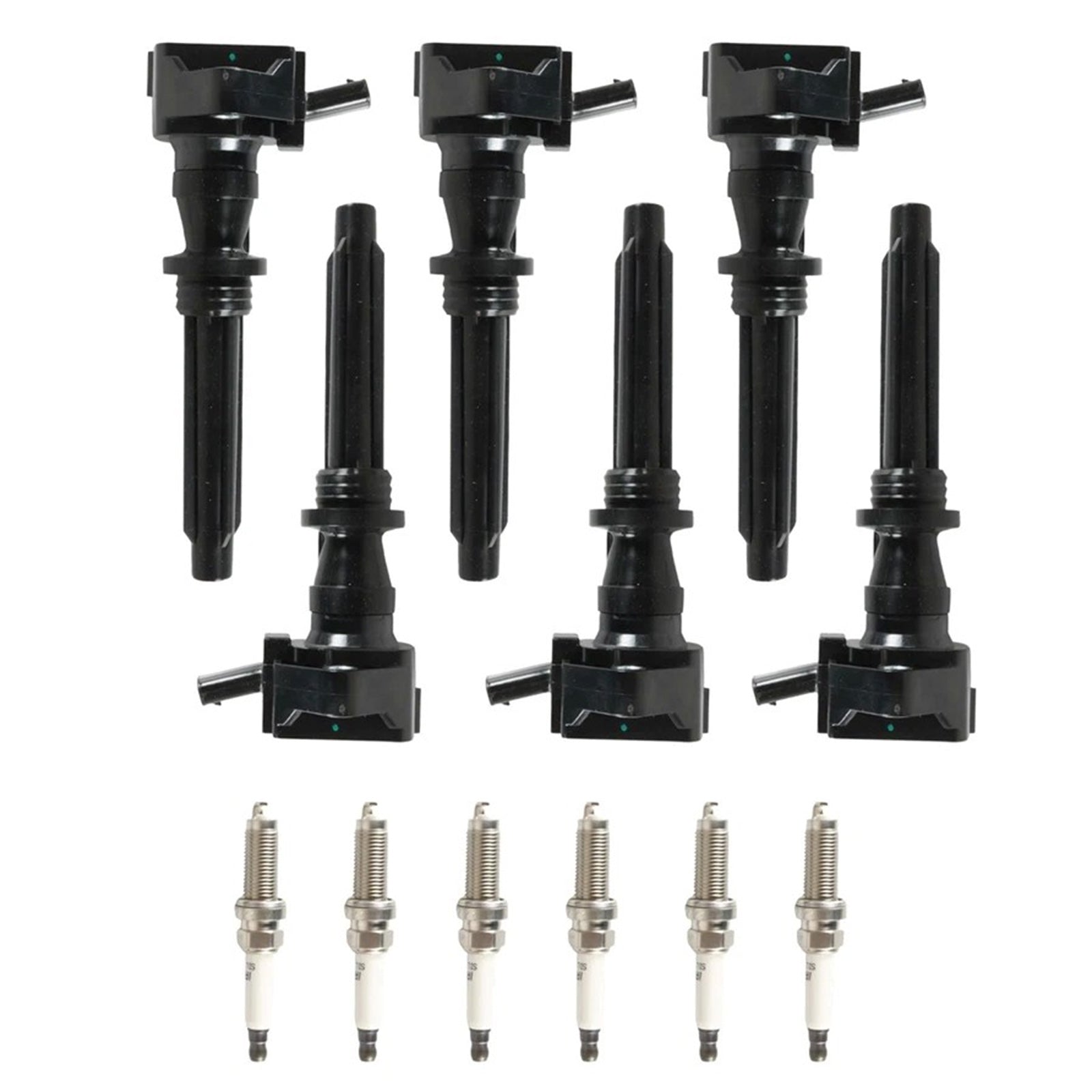 UF730 For Land Rover Range Rover Velar V6 3.0L GAS 2018-2020 6 Ignition Coils Spark Plugs