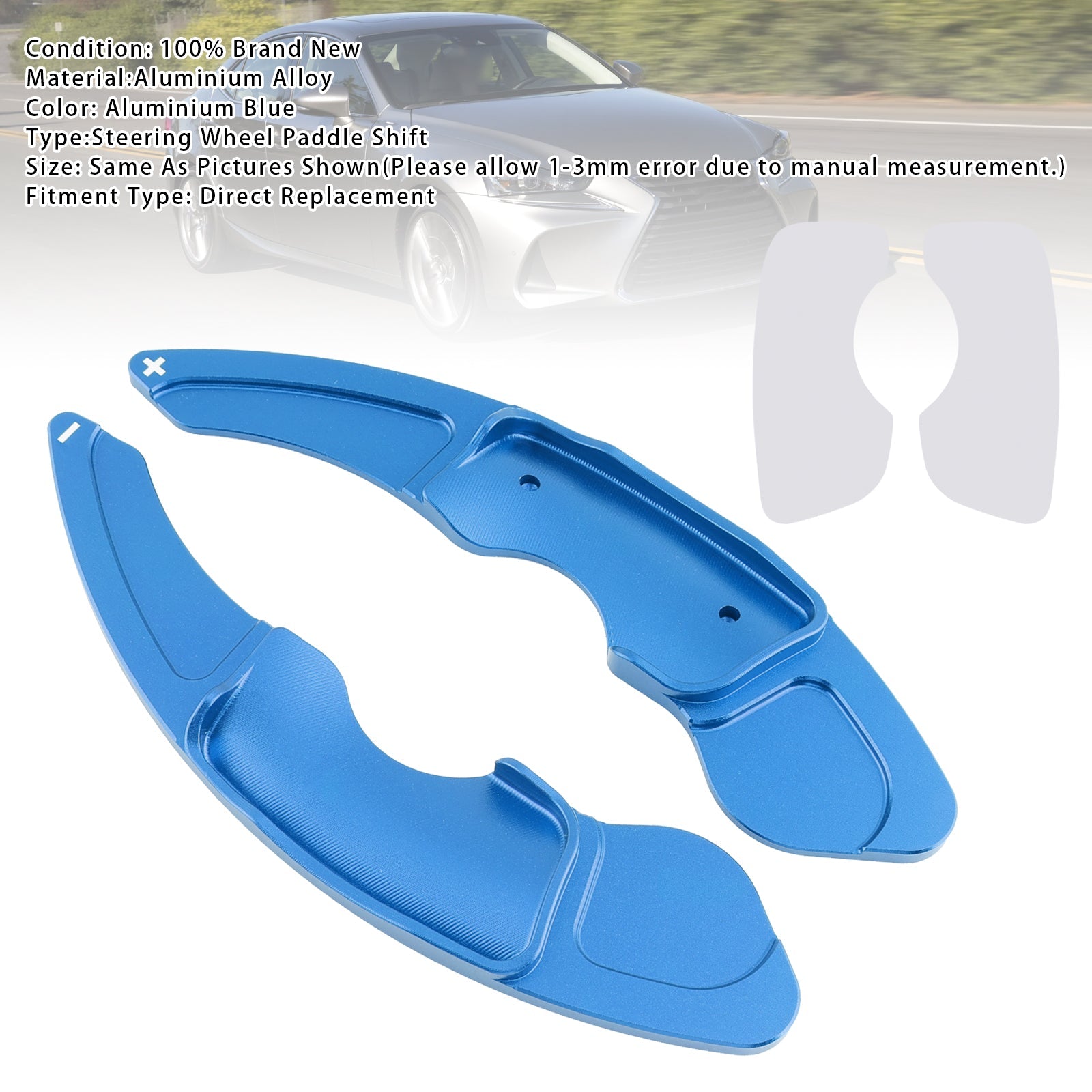 Steering Wheel Paddle Shifter Extensions For Lexus IS RC RCF NX