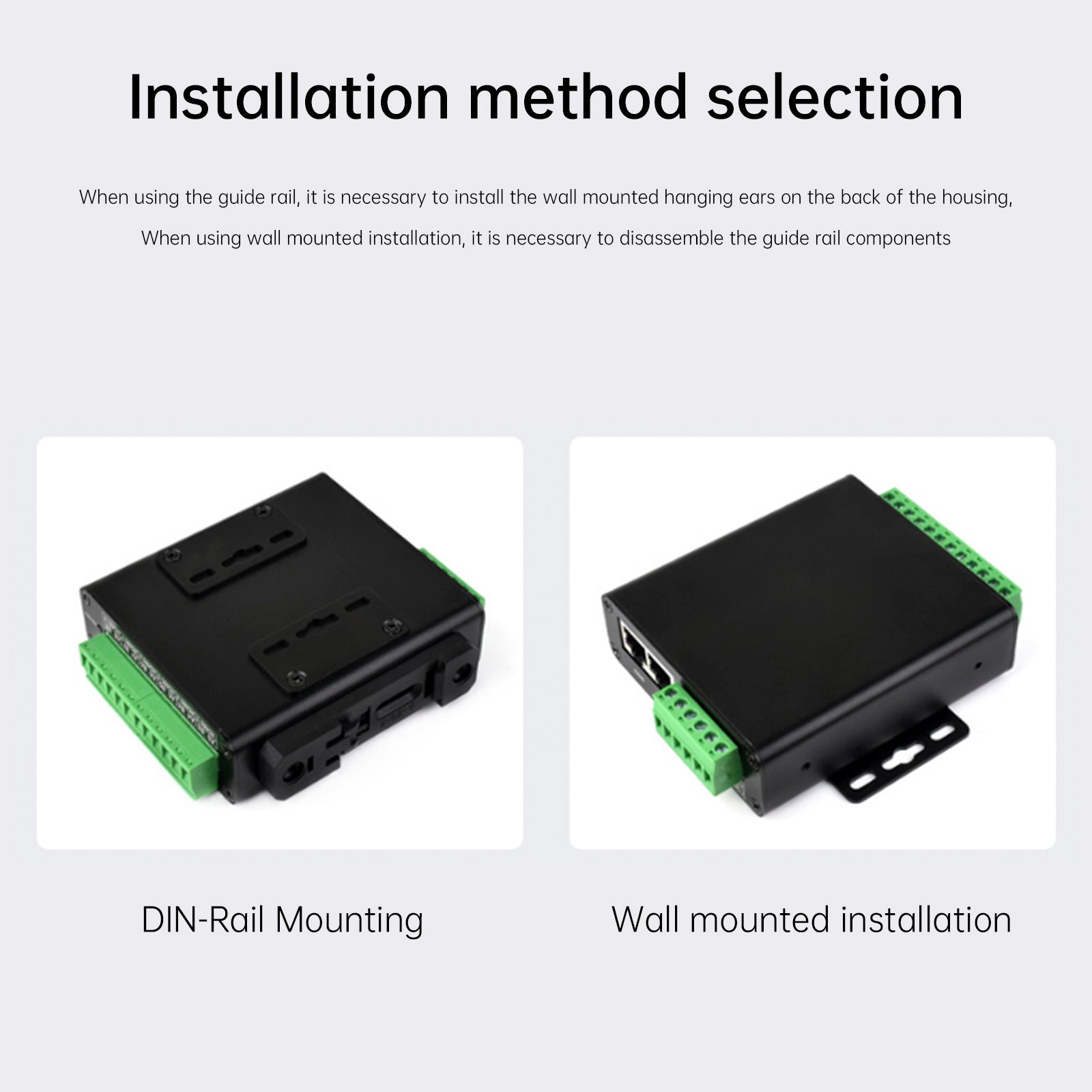 Industrial Isolated Serial Port Module Eight-Way RS485 to RJ45 Ethernet Gateway