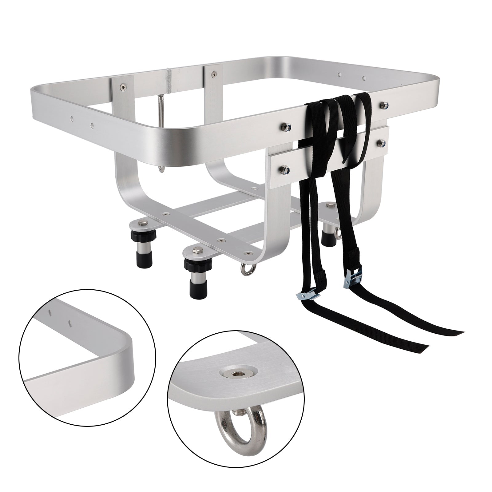 For Most Golf Cart Models Cargo Rack Cooler Bracket Fuel Can Mounts