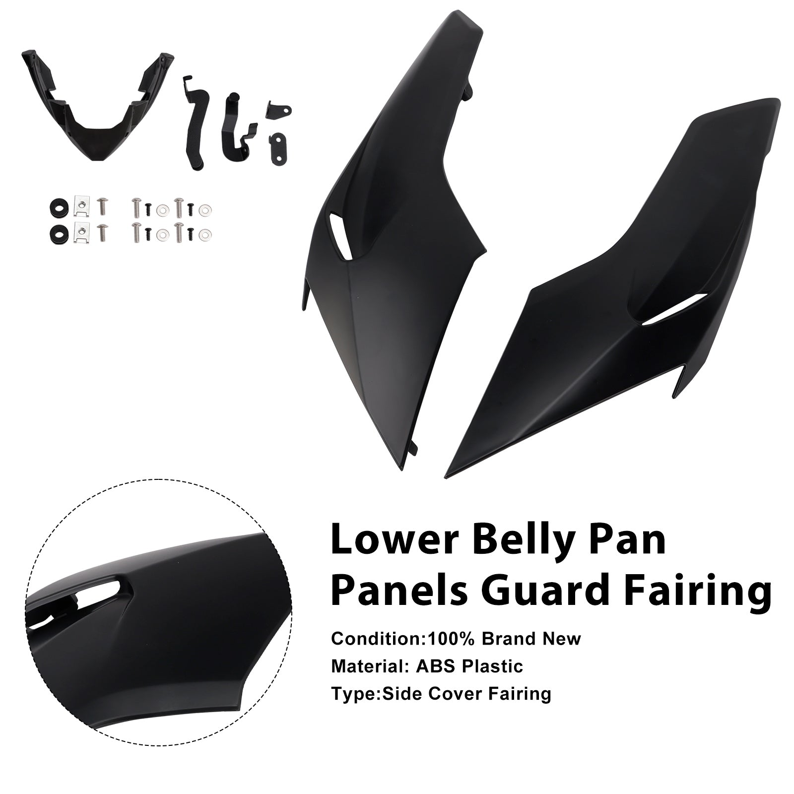 Lower Belly Pan Panels Guard Fairing For Street Triple 765 R/RS 2020-2022