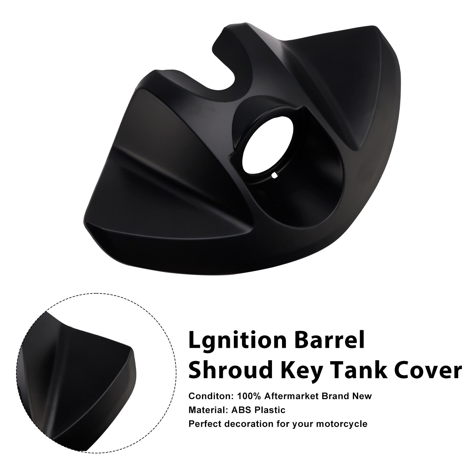 2022-2025 Trident 660 Lgnition Barrel Shroud Key Tank Cover