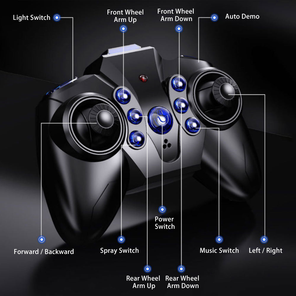 Cool 8 Wheels Hand Controlled rc Stunt Car Toys Gesture Sensing Remote Control Cars ransform Drift Off Road Vehicle for Boys Age 6-14 Year Old