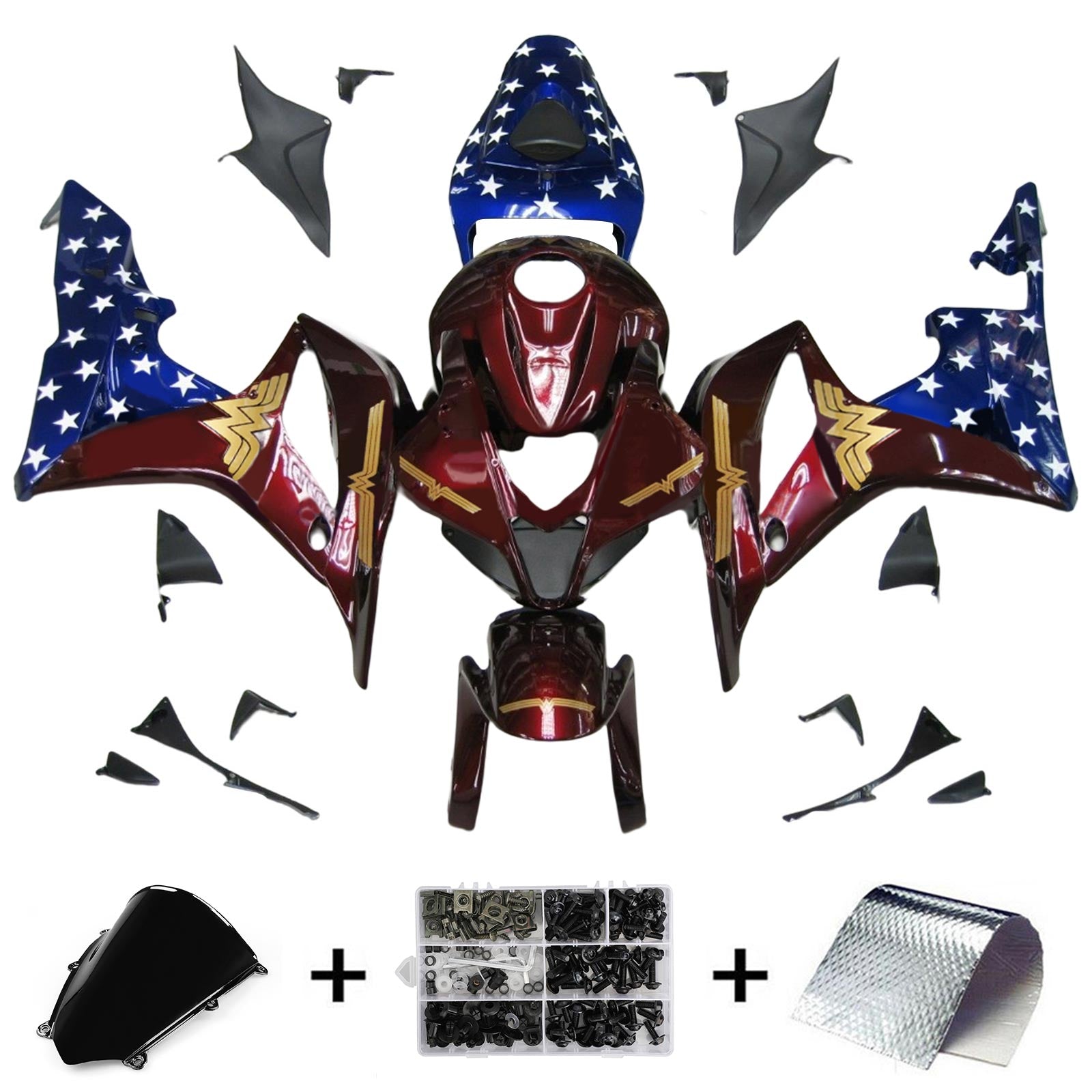 Honda CBR600RR 2007-2008 F5 Fairing Kit Bodywork Plastic ABS