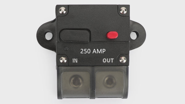 250A 300A Amp Manual Reset Inline Circuit Breaker Terminal Block Marine Auto
