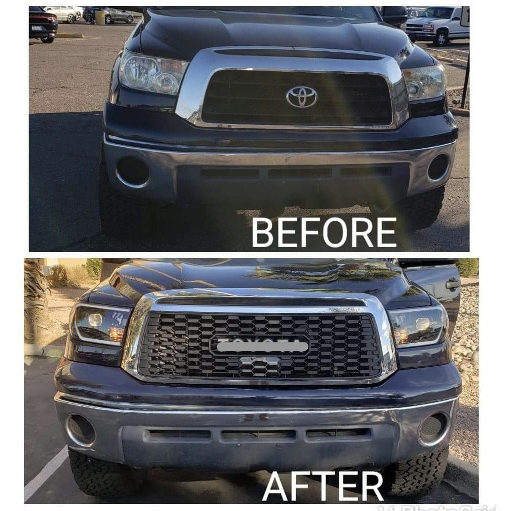 Toyota Tundra | 2010-2013 | TRD PRO Grille | Black + Toyota Letter + Sensor Cover