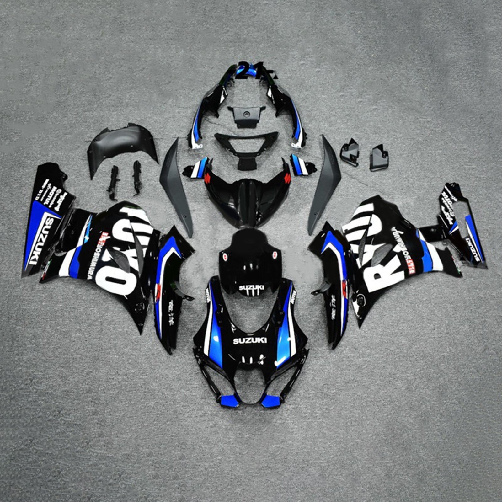 سوزوكي GSXR1000 2017-2023 K17 Fairing Kit هيكل السيارة بلاستيك ABS