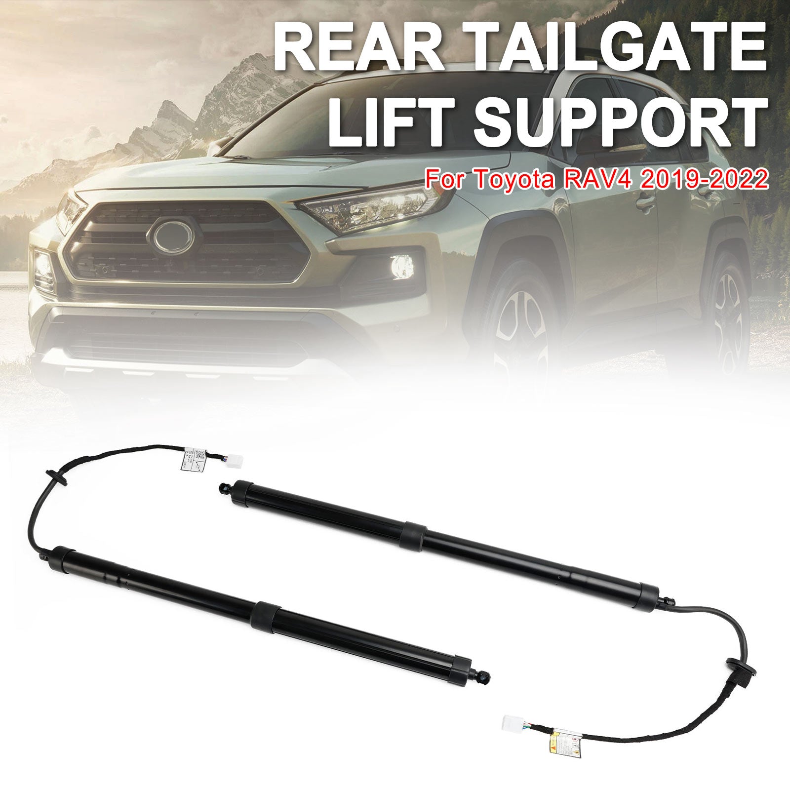 6892042020 2PCS Rear Tailgate Hatch Lift Support fit Toyota RAV4 2019-2022