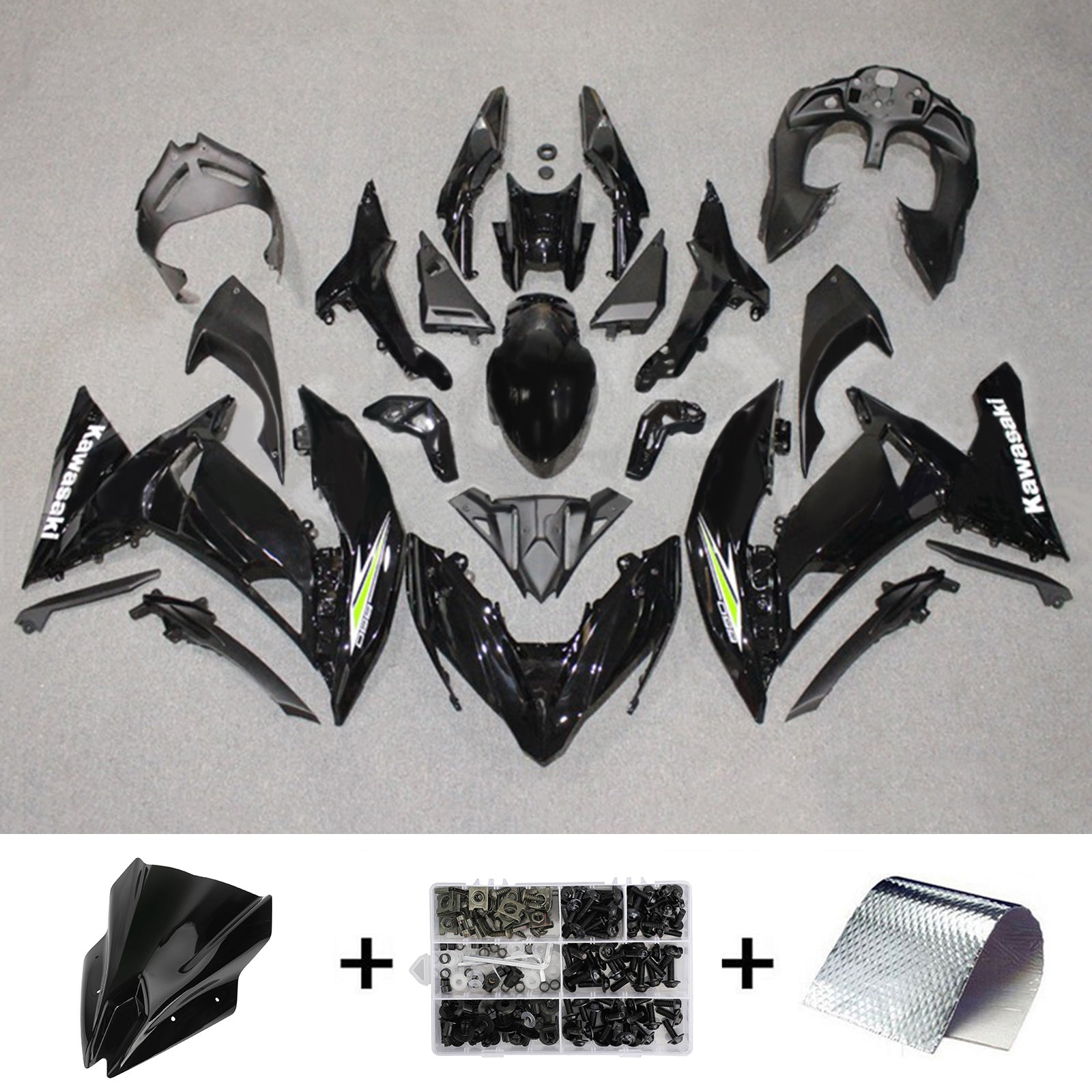 Kawasaki ER6F/Ninja650R 2017-2019 Fairing Kit Bodywork Plastic ABS