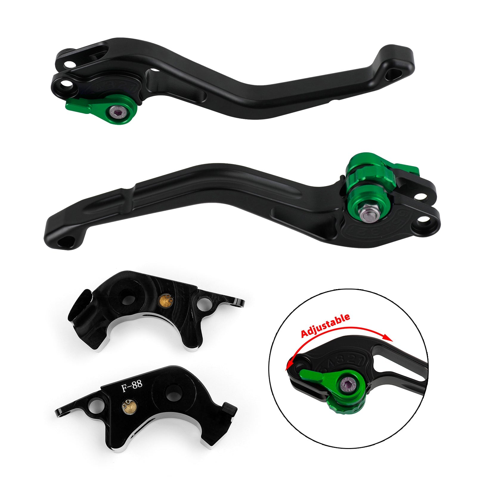 Kawasaki ZX1400 ZX14R ZZR1400 GTR1400 NEW Short Clutch Brake Lever