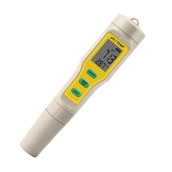 Digital PH TEMP Tester Meter Pen para acuario piscina vino agua laboratorio comida