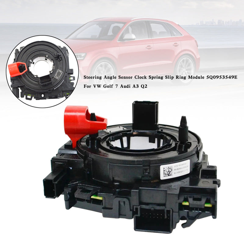 2014-2021 Volkswagen e-Golf Steering Angle Sensor Clock Spring Module 5Q0953549E