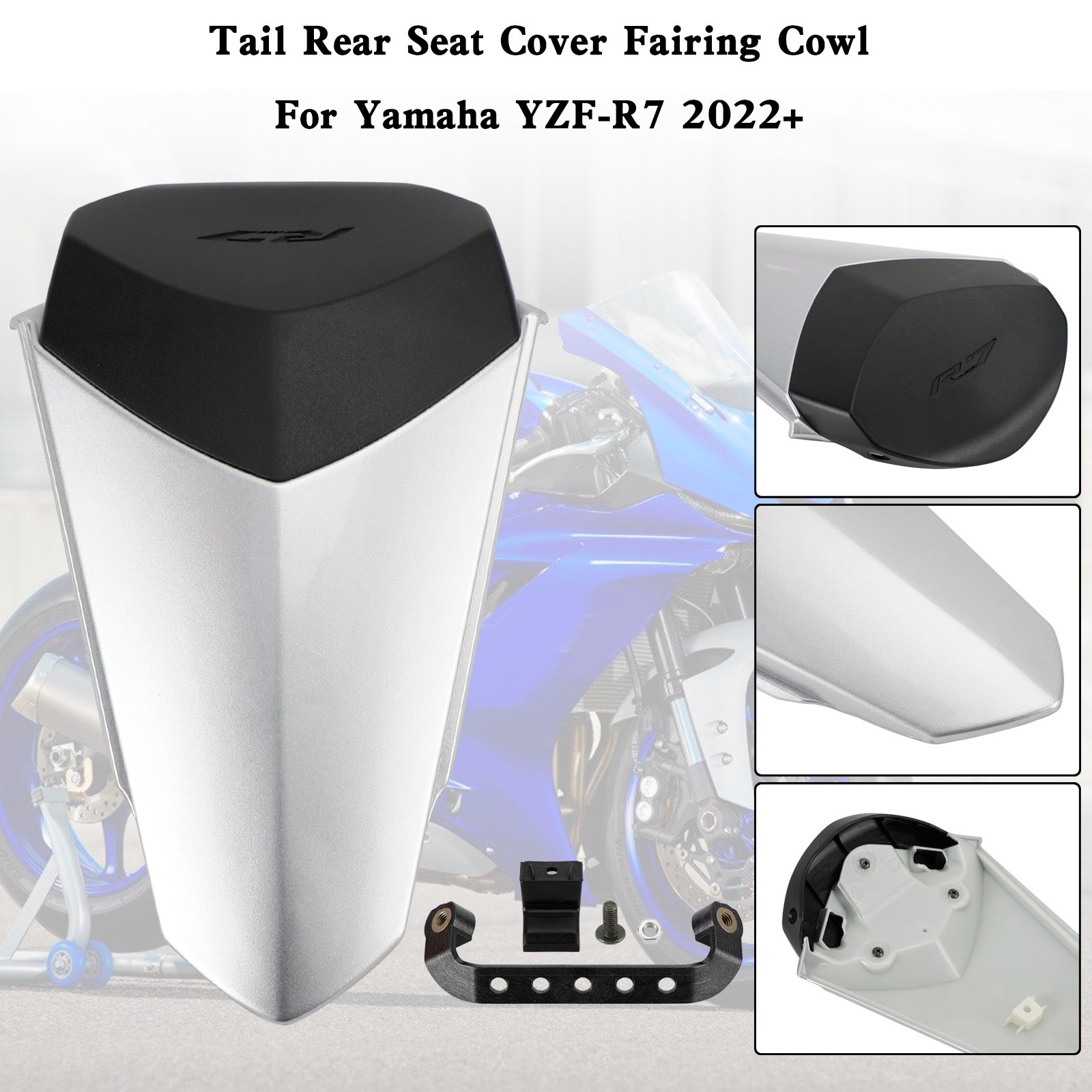 2022 2023 2024 YAMAHA YZF-R7 YZF R7 Tail Rear Seat Cover Fairing Cowl