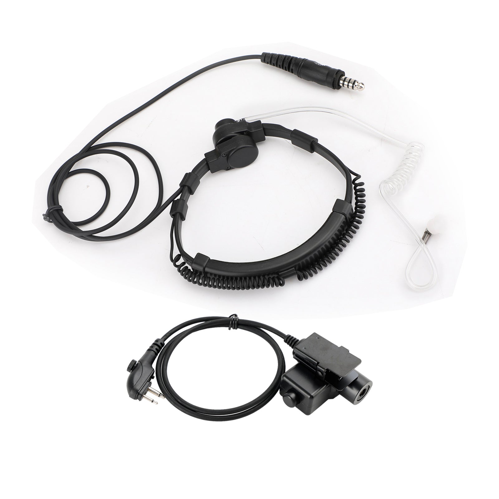 For HYT PD415 PD500 PD505 6-Pin U94 PTT 7.1mm Big Plug Tactical Throat Headset