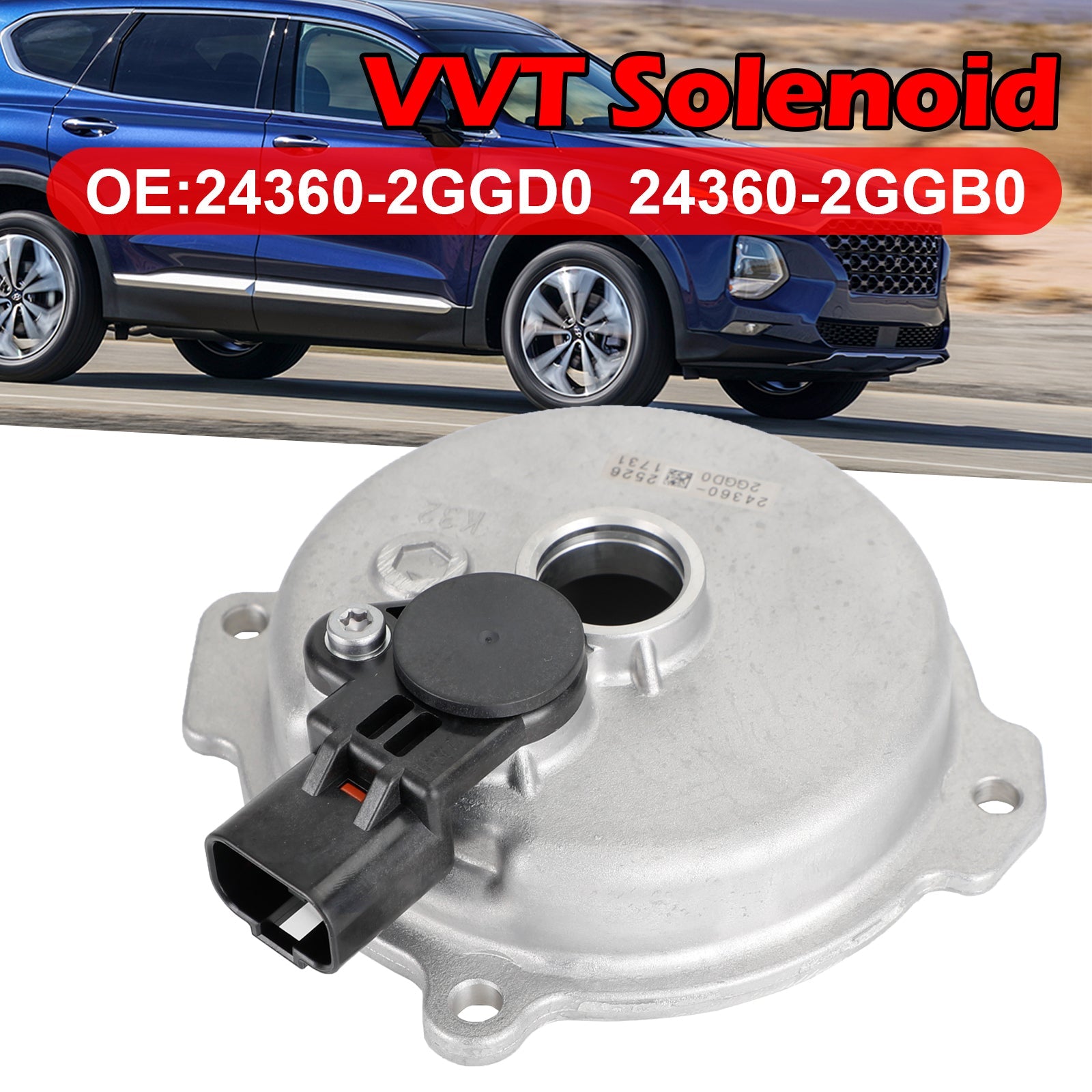 Kia 2.0L 2.4L 2015-2021 24360-2GGD0 Válvula de sincronización variable del motor VVT Solenoide