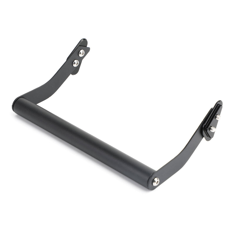 Soporte para parabrisas negro Soporte para teléfono inteligente/GPS para Kawasaki Versys650 15-19 Genérico