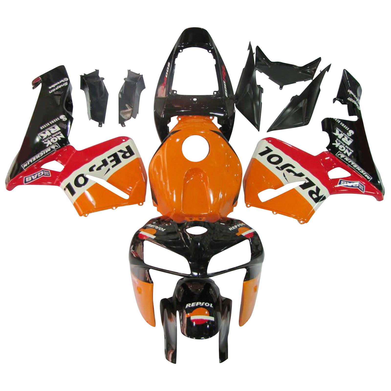 Kit Carenado Para Honda Repsol CBR600RR CBR 600 RR F5 2005 2006 Genérico