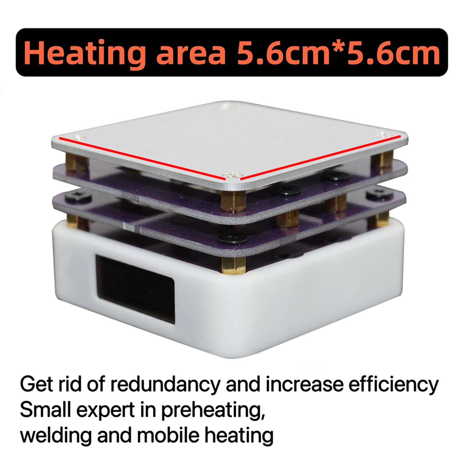 65W Mini Hot Plate PCB Board Soldering LCD Display Soldering Heater Station