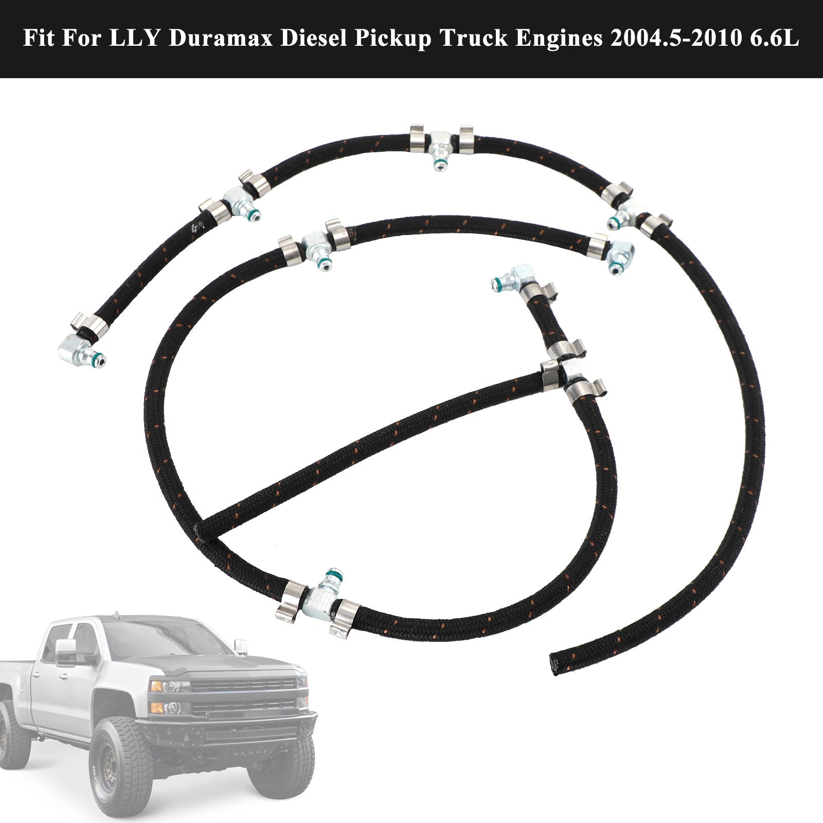 Duramax 2004-2010 6.6L Diesel Truck Engines Fuel Injector Return Line Kit