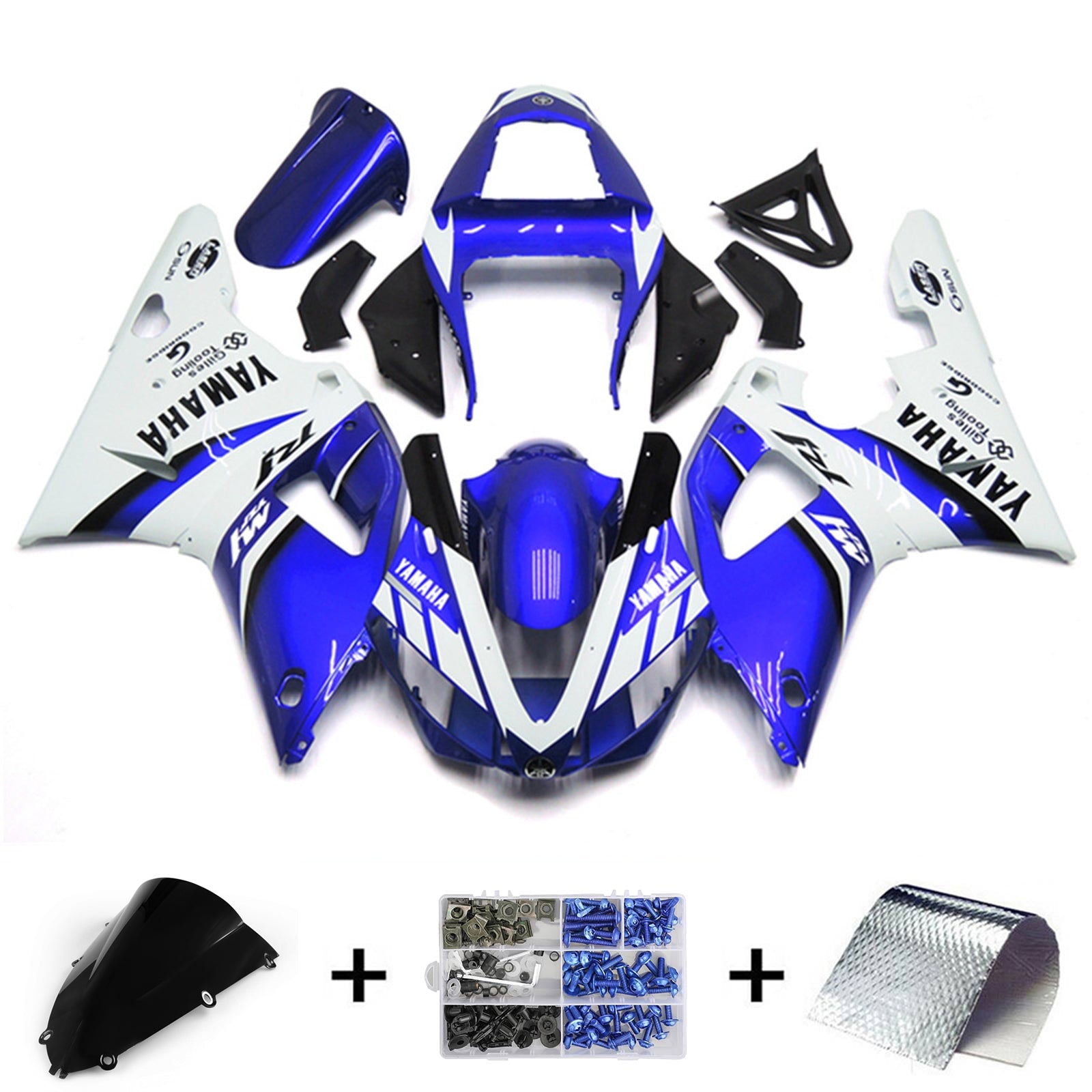 Yamaha YZF 1000 R1 1998-1999 Fairing Kit Bodywork Plastic ABS