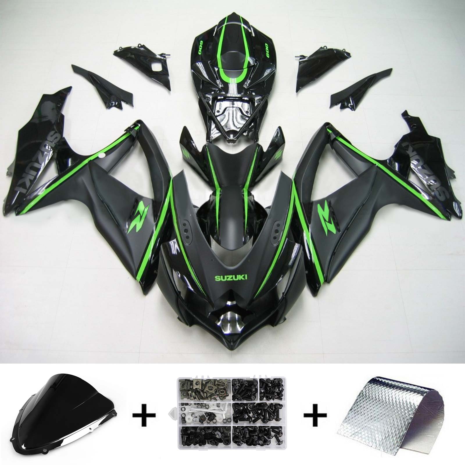 سوزوكي GSXR 600/750 2008-2010 الهدايا المجمعة هيكل السيارة البلاستيك ABS