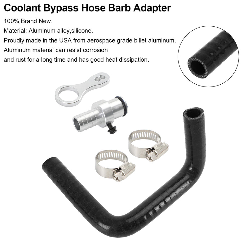 Coolant Bypass Hose Barb Adapter for Dodge Ram 6.7L Cummins 2009-2019 Generic