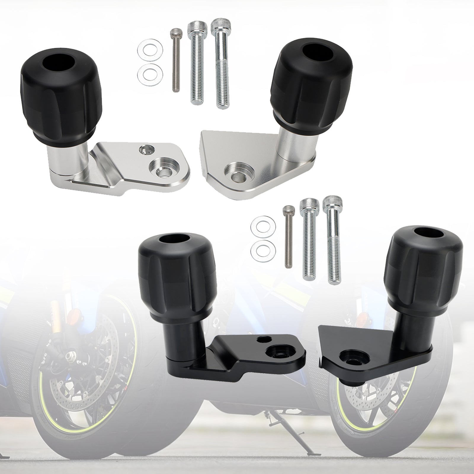 Suzuki Gsx-R 1000 1000R 2017-2021 Aluminum Frame Crash Sliders Protection