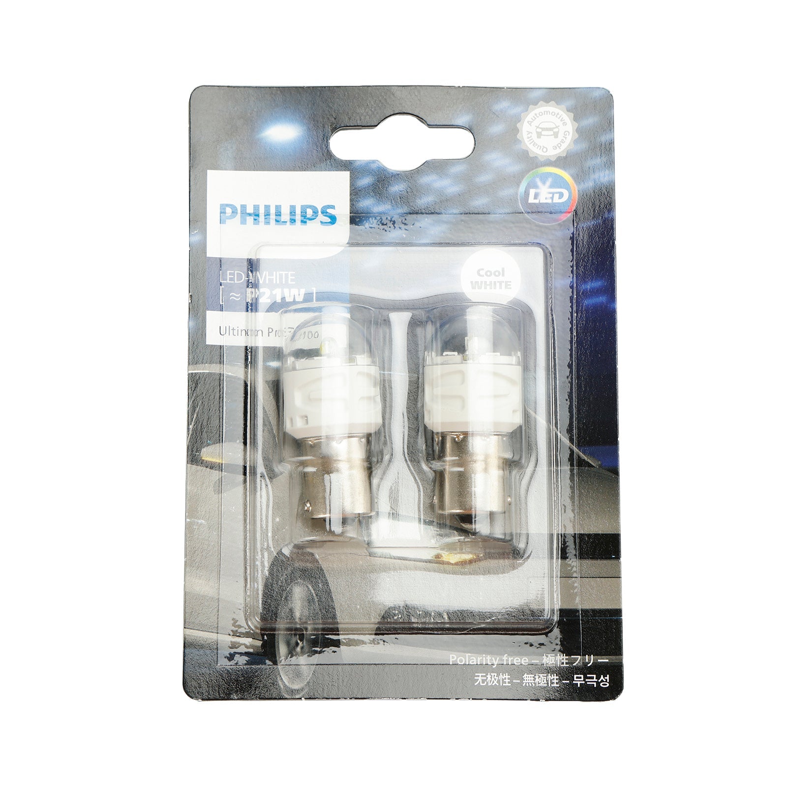 For Philips 11498CU31B2 Ultinon Pro3100 LED-WHITE P21W 6000K BA15s