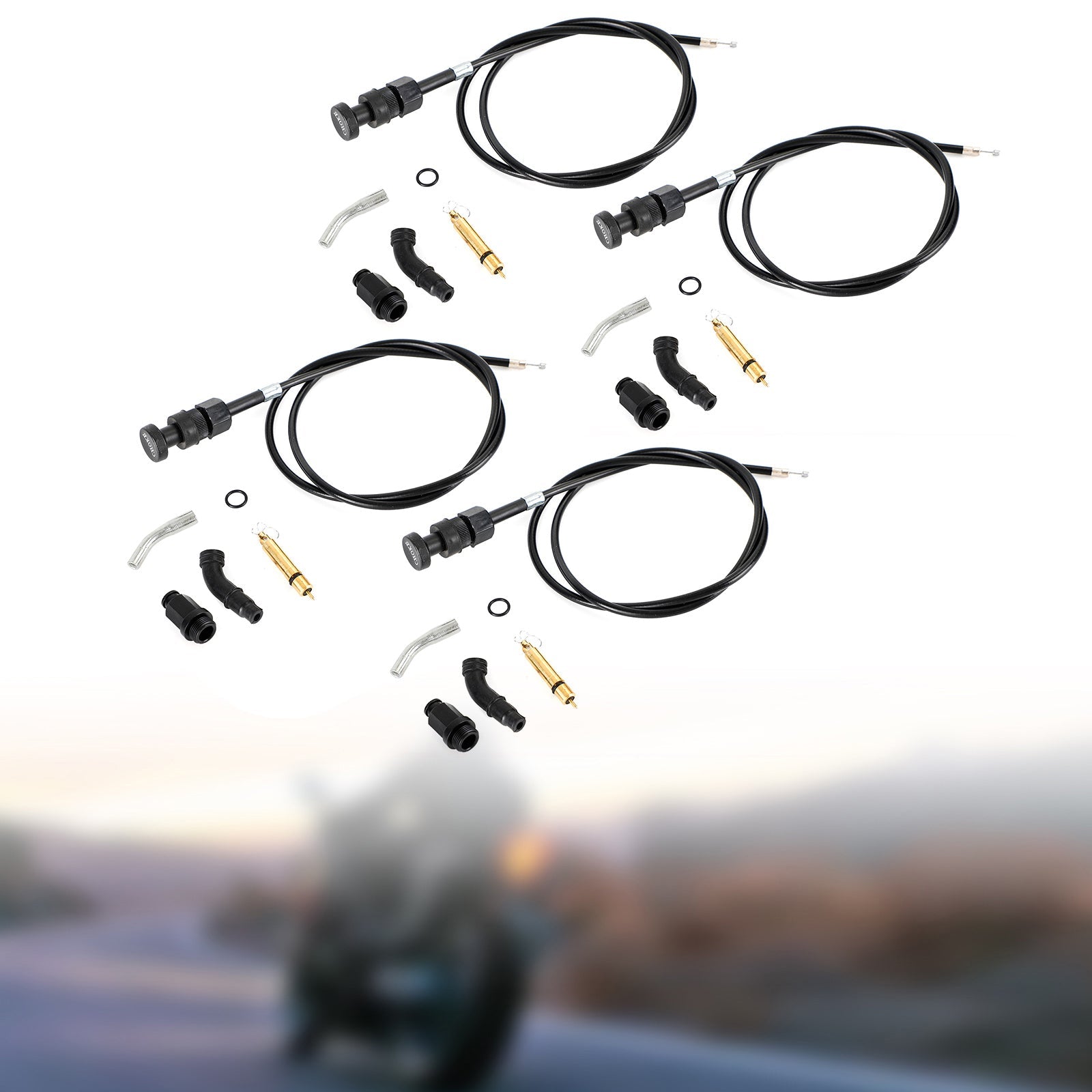 4x Honda Rancher TRX350 FM TM 2000-2006 Kit de émbolo de cable de estrangulador de carburador