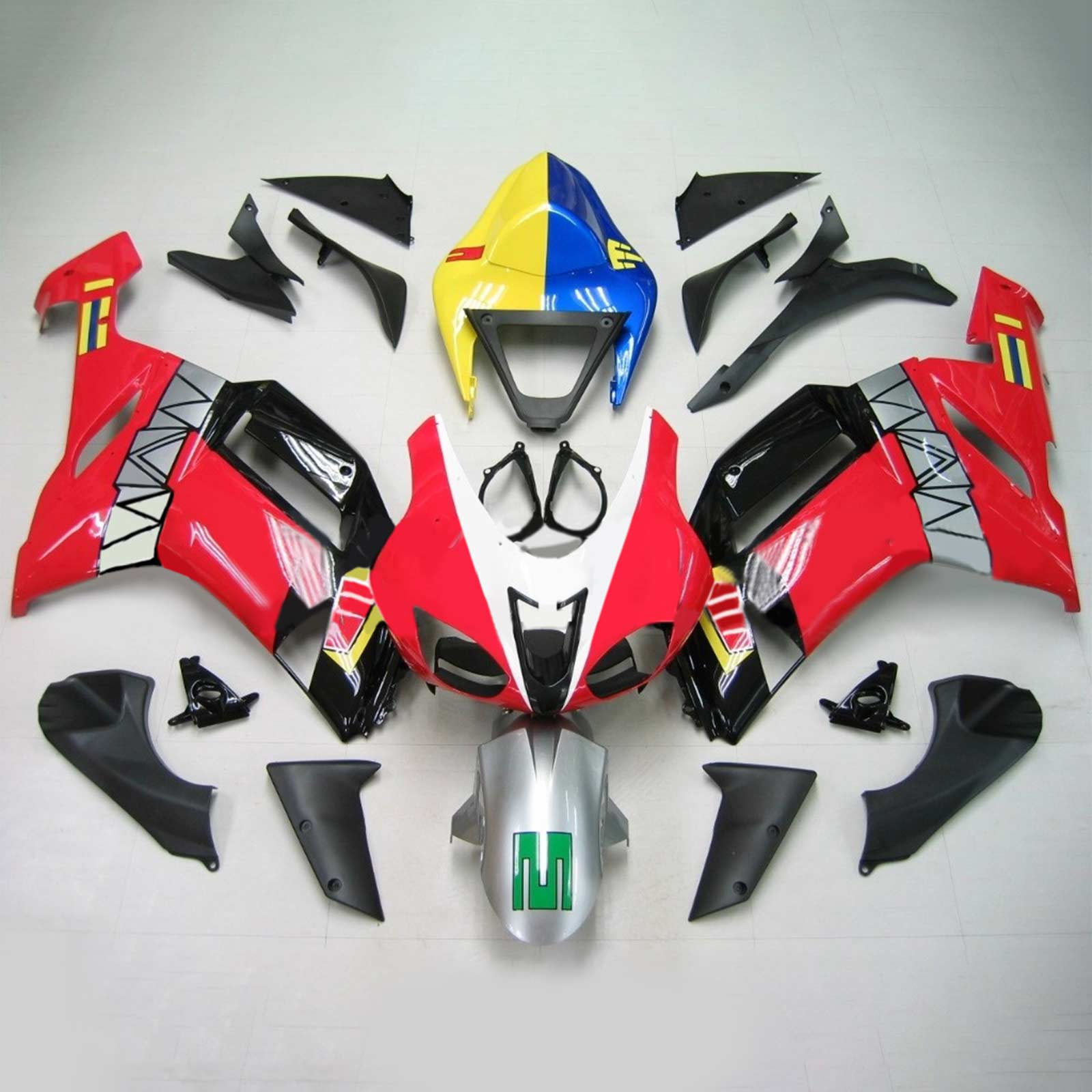 Kit Carenado Para Kawasaki ZX6R 636 2007-2008 Genérico