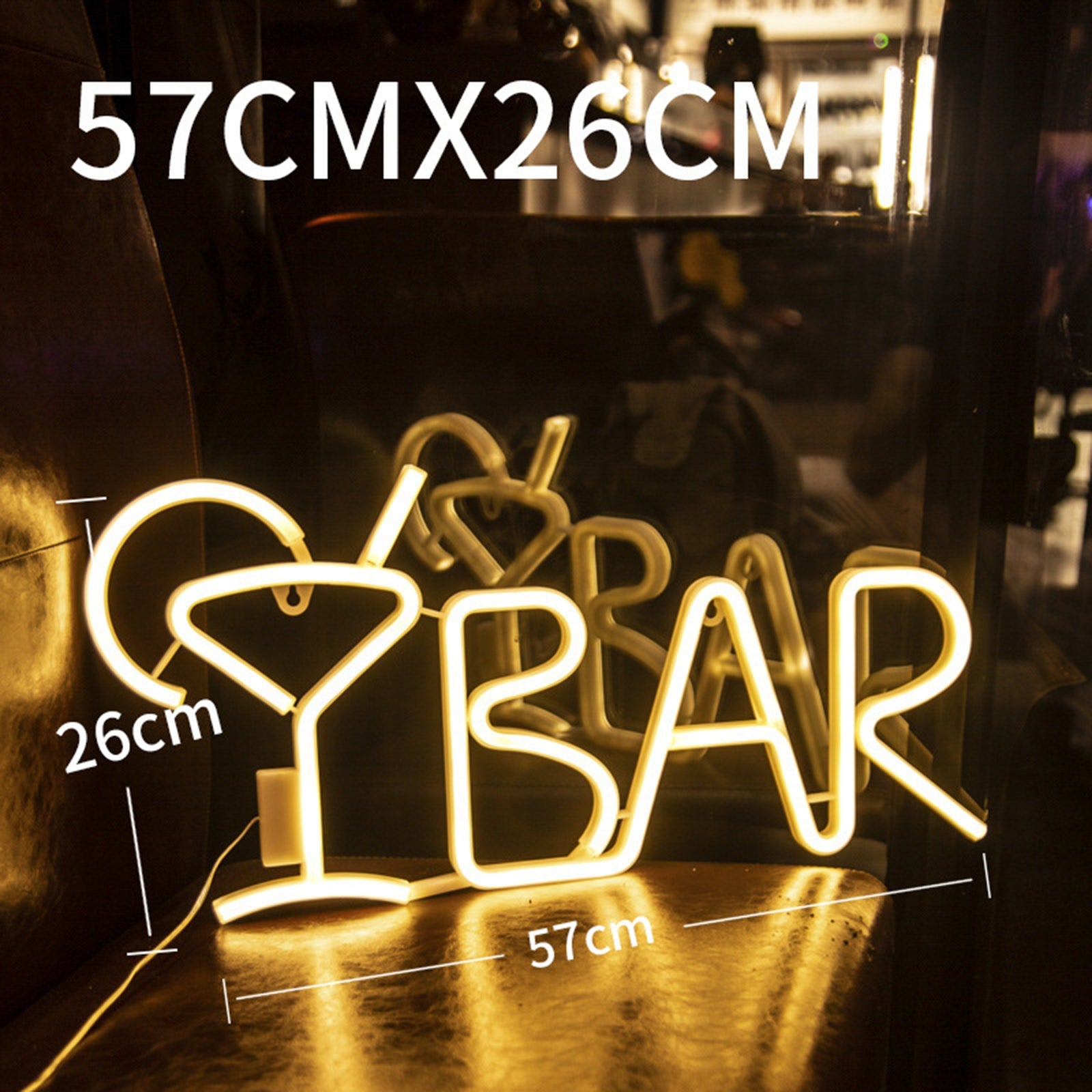 BAR Neon Sign Light LED Juice Letter Neon Lamp Tube Party Night Light Lamp Fedex Express