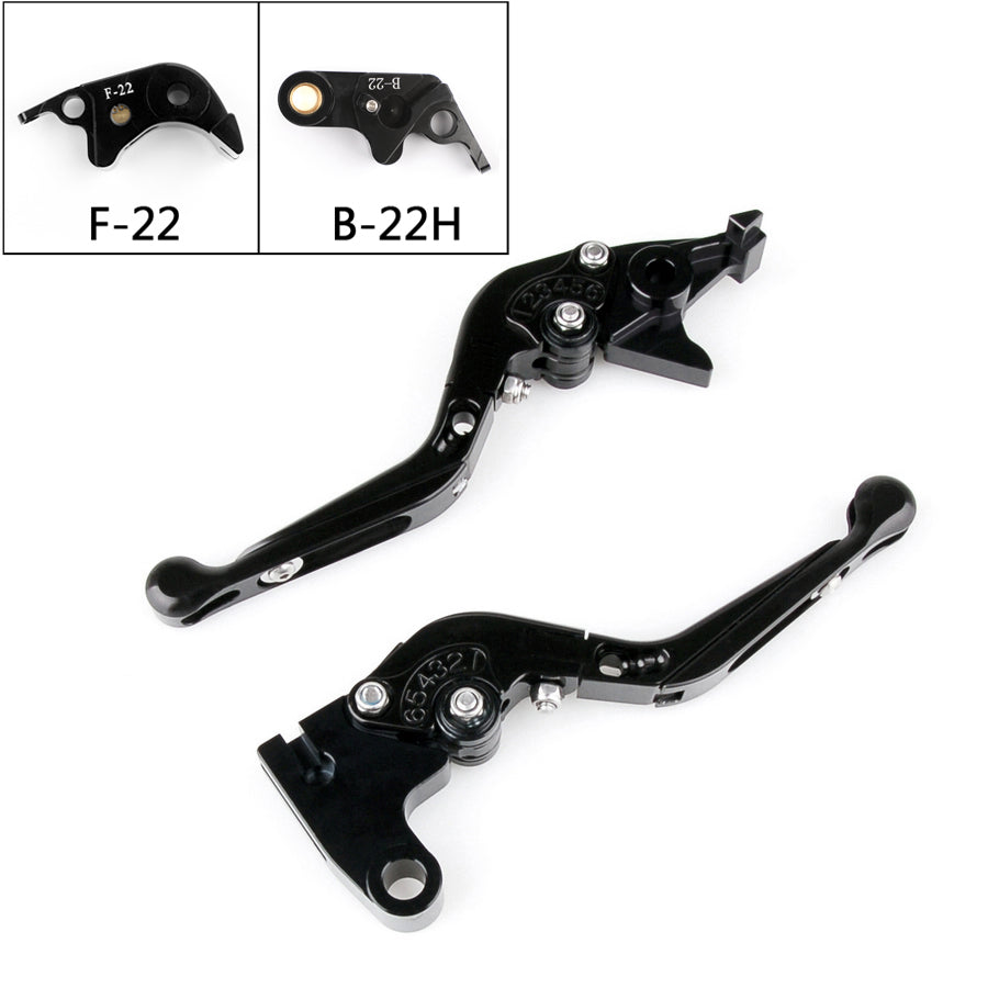 Palanca de freno y embrague extensible plegable ajustable para BMW S1000RR S1000R 15-18 genérico 