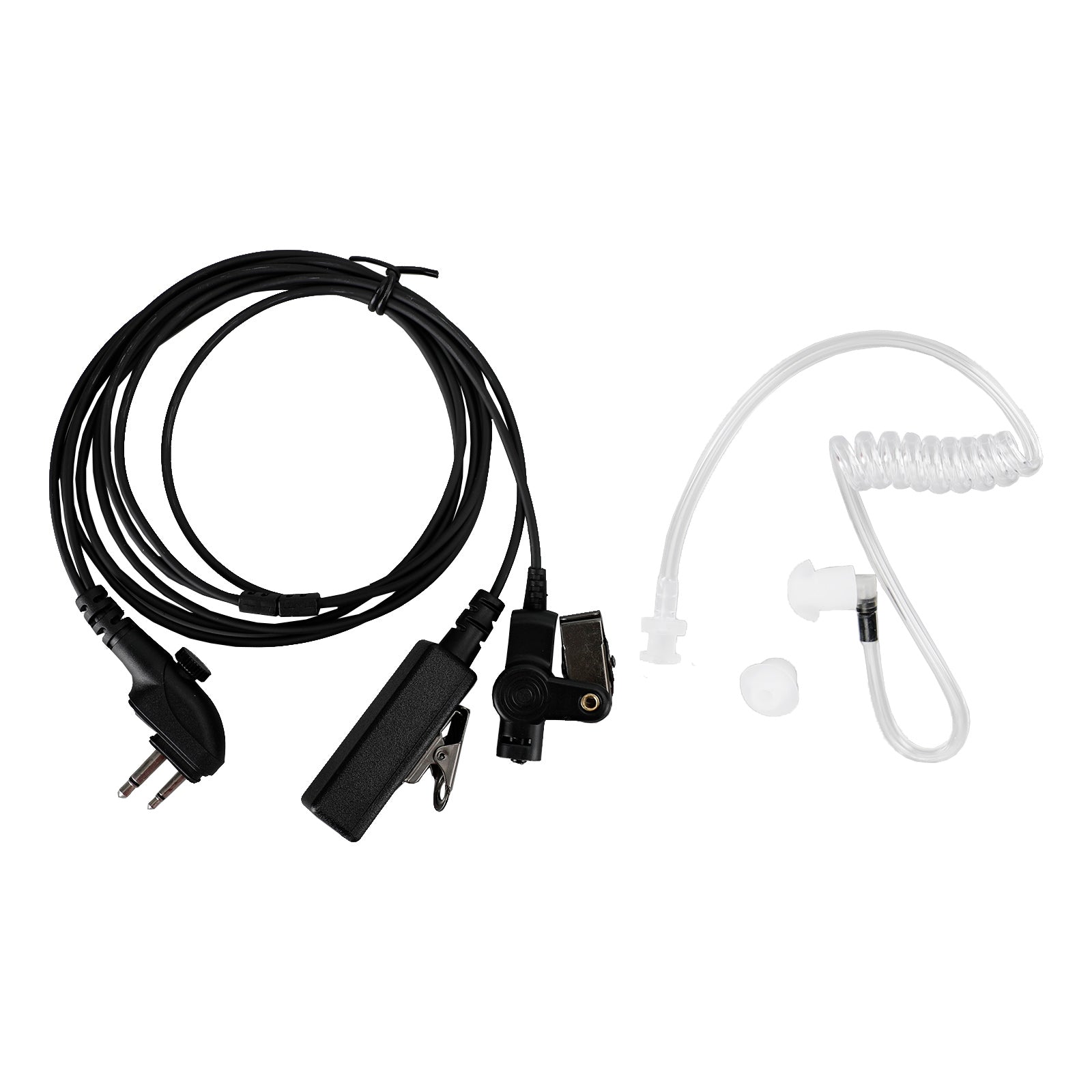 Auriculares de tubo de aire acústico PTT aptos para HYT TC-518 TC-580 TC-600 TC-610 TC-618