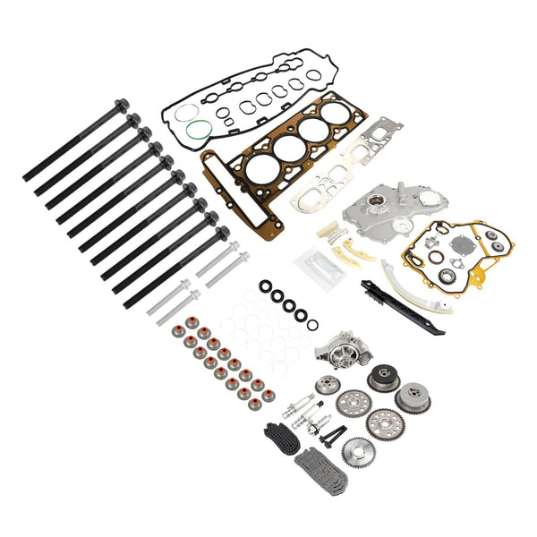 2011-2013 Buick Regal 2.0L Kit de cadena de distribución Bomba de aceite Selenoide Actuador Gear Cover Kit 24461834 12608580 24449448