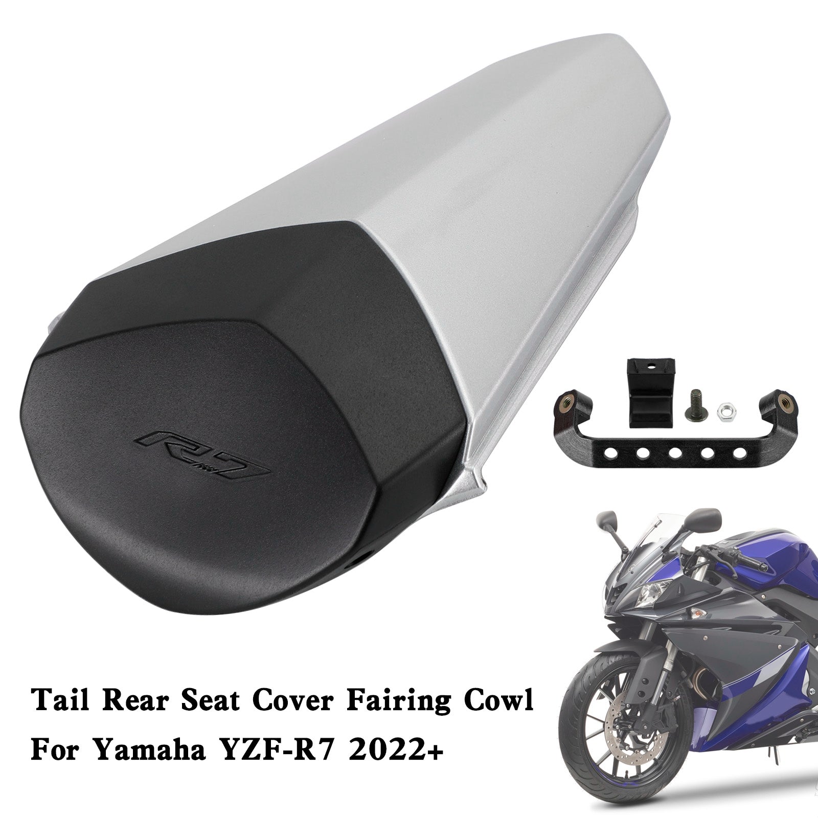 2022 2023 2024 YAMAHA YZF-R7 YZF R7 Tail Rear Seat Cover Fairing Cowl