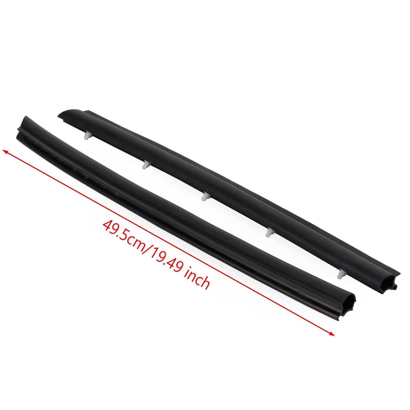 2x Front Door Gasket Seal Rubber Trim For VW Transporter T5 T5.1