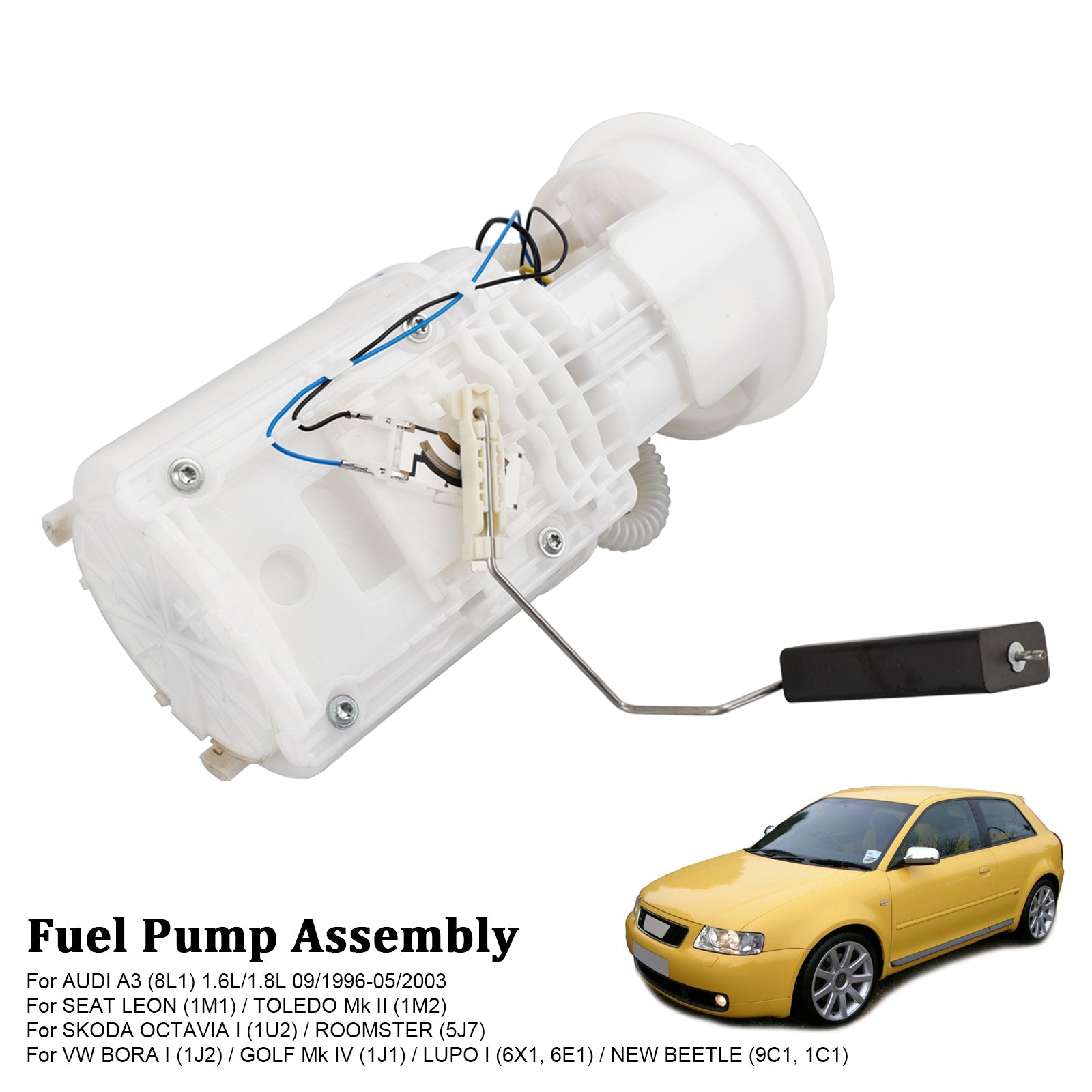 Seat Toledo Mk II (1M2) 1.6L 1.8L 2.3L 06/2000-05/2006 Fuel Pump Module Assembly 1J0919051B