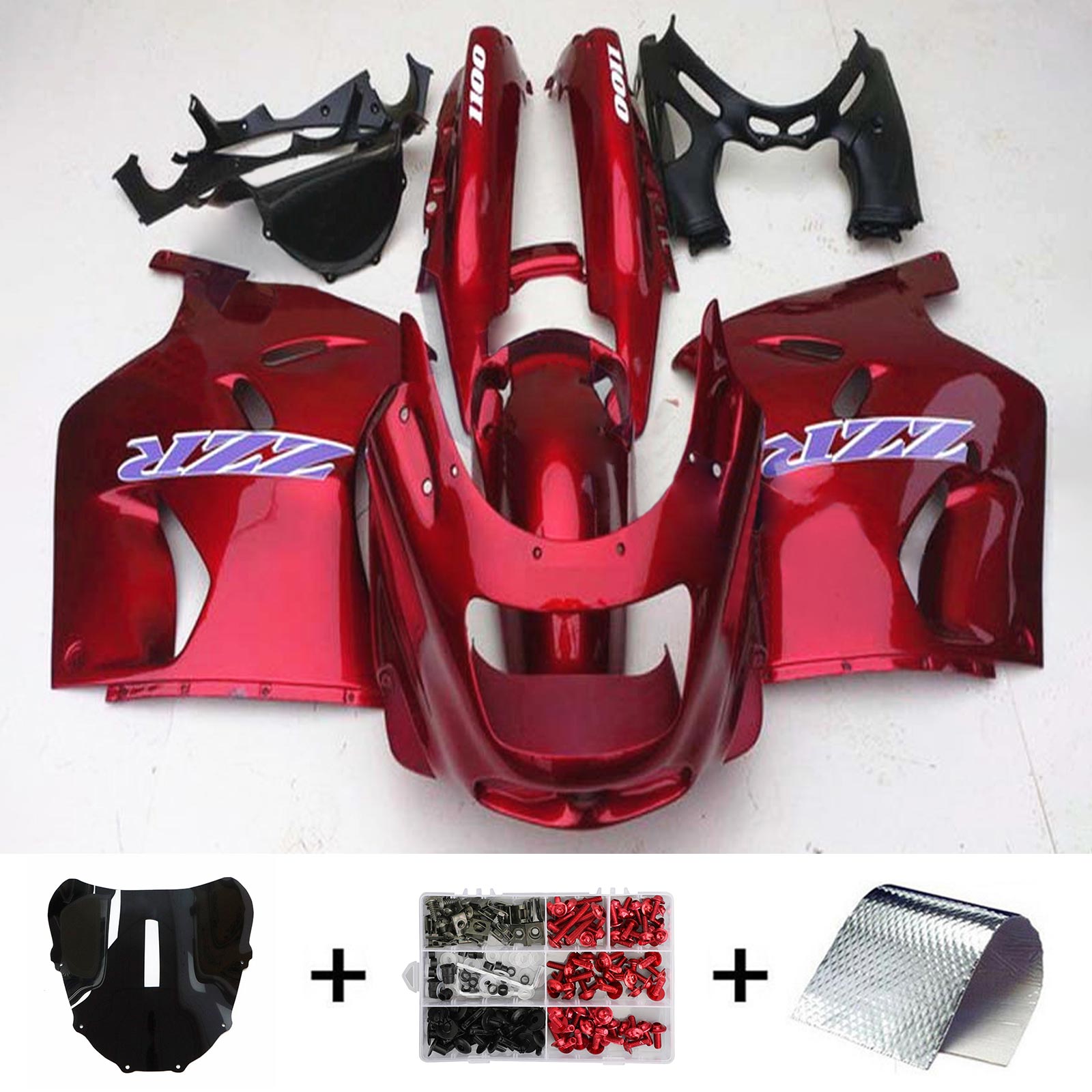 Kawasaki ZZR1100 1993-2003 Fairing Kit Bodywork Plastic