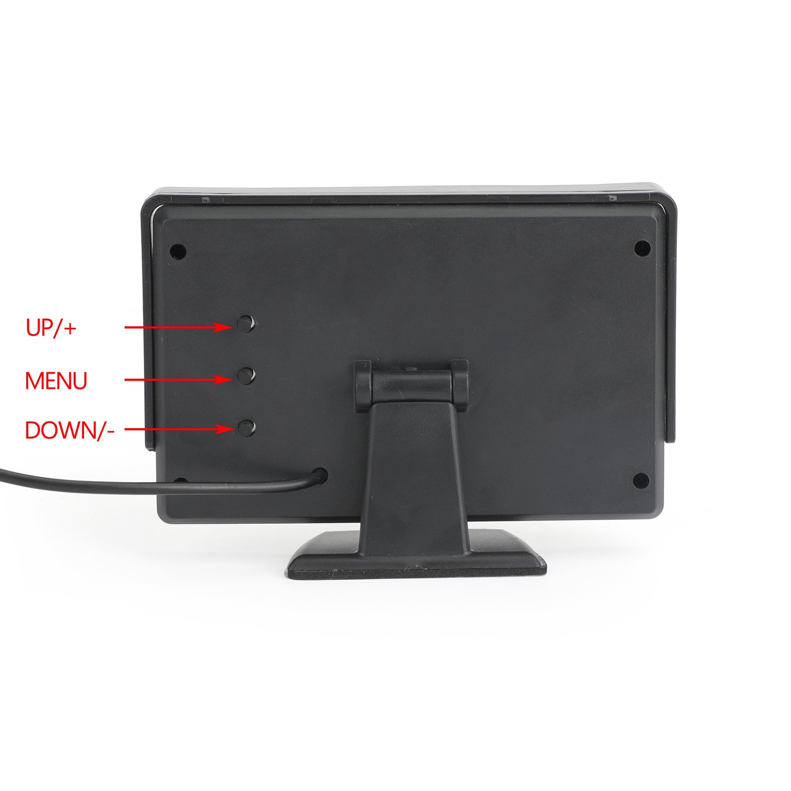 شاشة كاميرا PAL للرؤية الخلفية عالية الدقة شاشة عكسية 4.3 بوصة TFT LCD شاشة سيارة NTSC