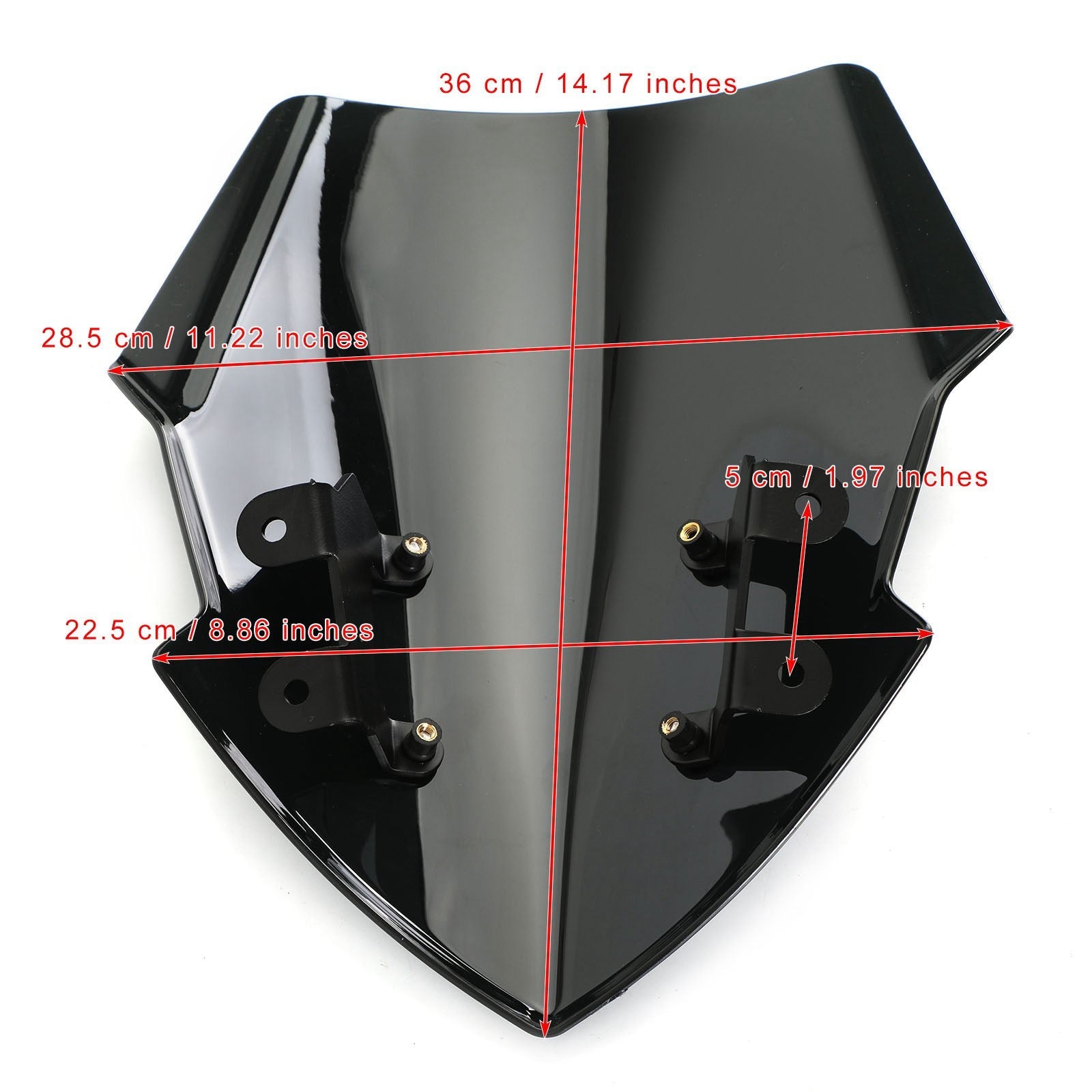 ABS Plastic Motorcycle Windshield WindScreen for Yamaha MT-15 2018-2020