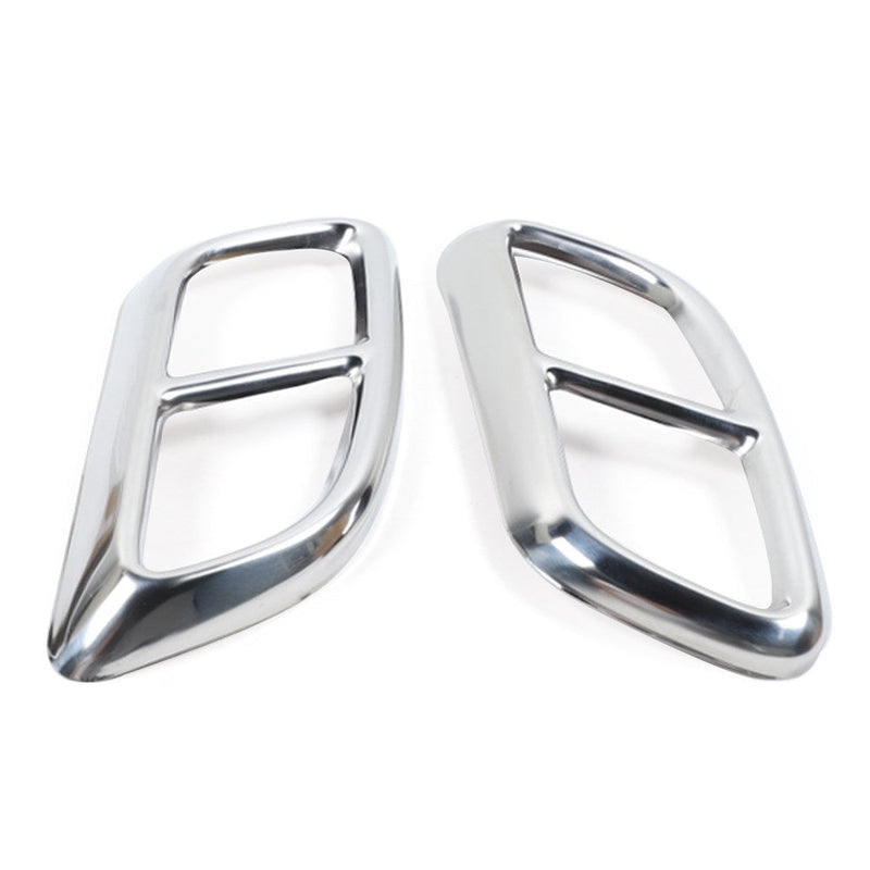 2PCS Stainless Rear Exhaust Tail Muffler Decor Cover Trim For Charger 2015+ Generic