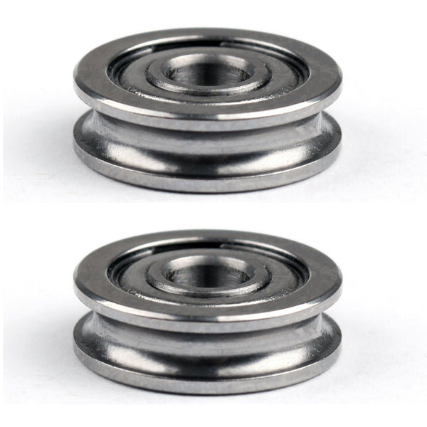 U604ZZ Bearing U Groove Guide Pulley Rail Bearing 4x13x4mm For 3D Printer