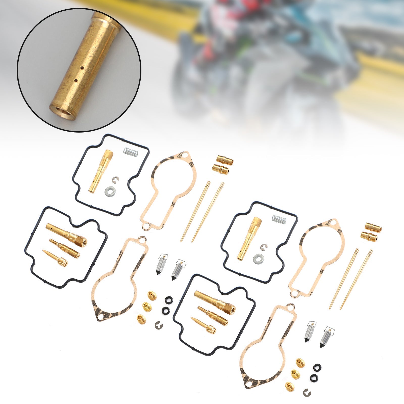 Kit de reparación de carburador de lado derecho e izquierdo para Honda XL600R 1983-1987 genérico