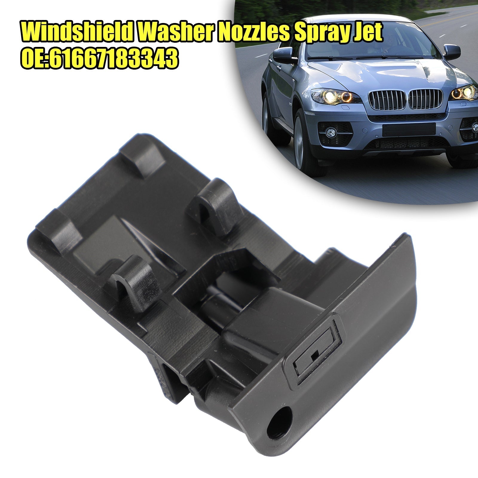 Boquillas de limpiaparabrisas Spray Jet para BMW X1 E84 X6 E71 Izquierda Derecha 61667183343 Genérico