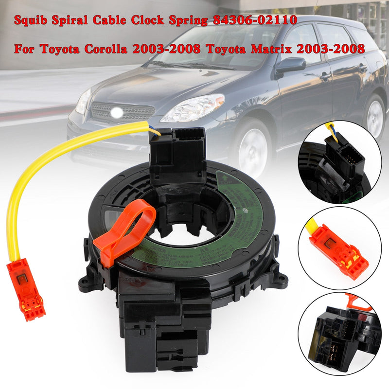 Muelle de reloj de cable espiral Squib 84306-60090 para Toyota Sequoia 2002-2005 genérico