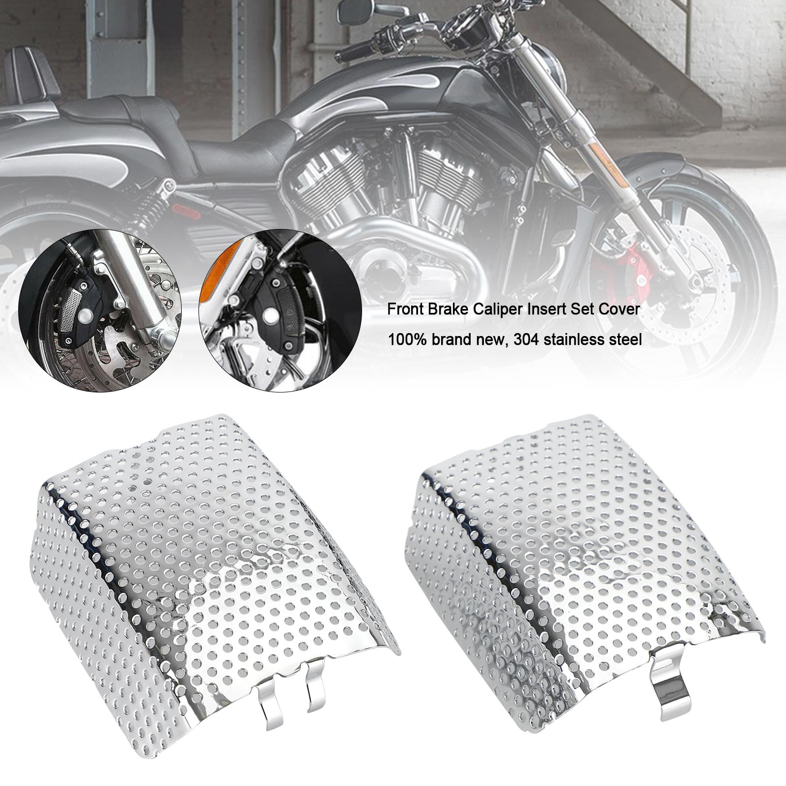 Juego de insertos de pinza de freno delantero para Touring V-Rod Street Glide 42054-05 genérico